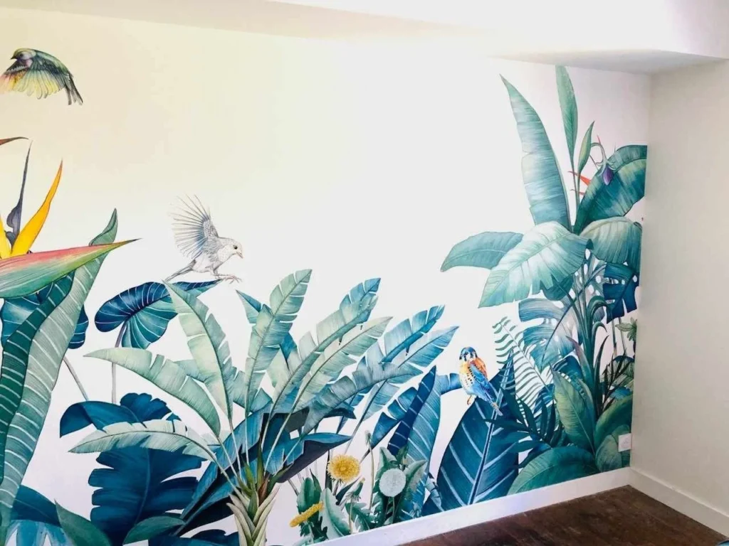 pose de tapisserie a vitré peinture au naturel erwan le bon